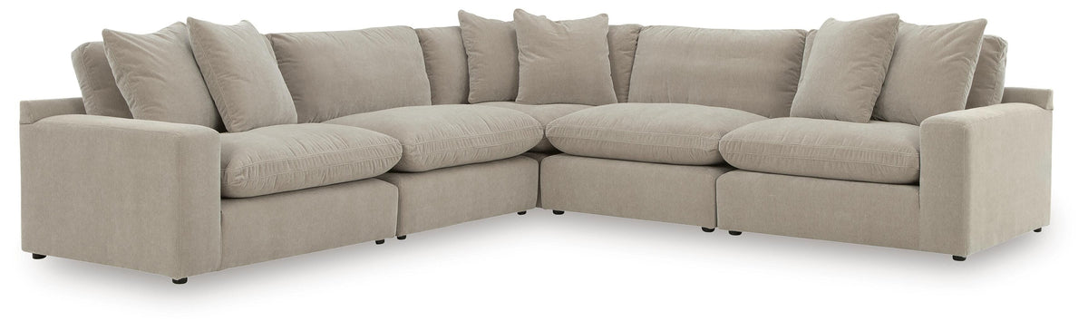 Maxton Heights Sectional - 67808S4 - product view or room setting; complete kit and included component views (supplier image 27)