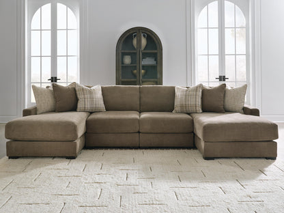 Camellia-Court Sectional - 68207S9 - product view or room setting; complete kit and included component views (supplier image 2)
