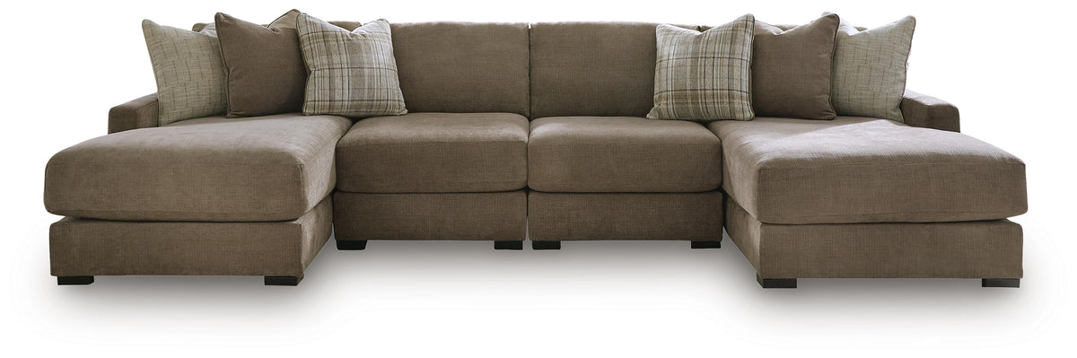 Camellia-Court Sectional - 68207S9 - product view or room setting; complete kit and included component views (supplier image 1)