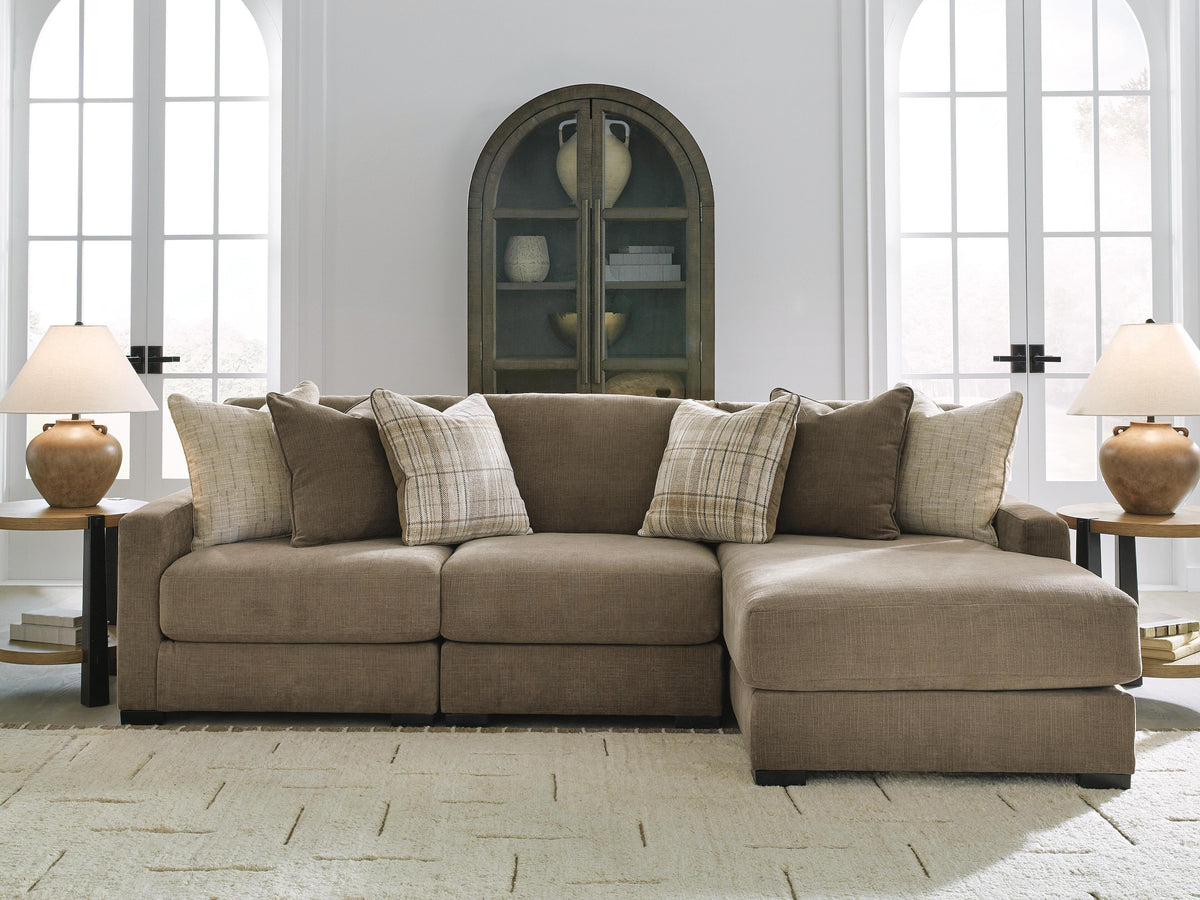 Camellia-Court Sectional - 68207S6 - product view or room setting; complete kit and included component views (supplier image 27)