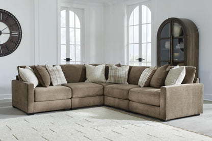 Camellia-Court Sectional - 68207S17 - product view or room setting; complete kit and included component views (supplier image 24)