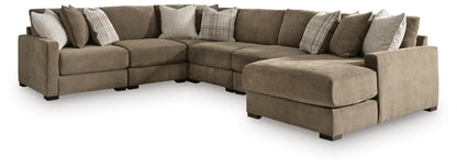 Camellia-Court Sectional - 68207S15 - product view or room setting; complete kit and included component views (supplier image 25)