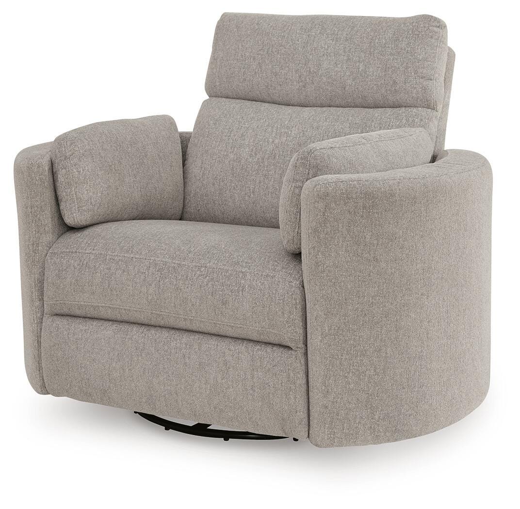 ModMax Luxe Swivel Glider Power Recliner - 6860561P - product view or room setting; only recliner included (supplier image 5)