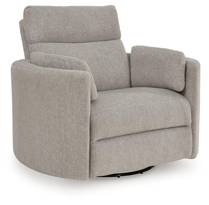 ModMax Luxe Swivel Glider Power Recliner - 6860561P - product view or room setting; only recliner included (supplier image 1)