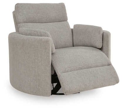 ModMax Luxe Swivel Glider Power Recliner - 6860561P - product view or room setting; only recliner included (supplier image 3)