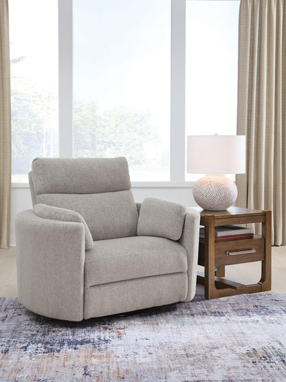 ModMax Luxe Swivel Glider Power Recliner - 6860561P - product view or room setting; only recliner included (supplier image 2)