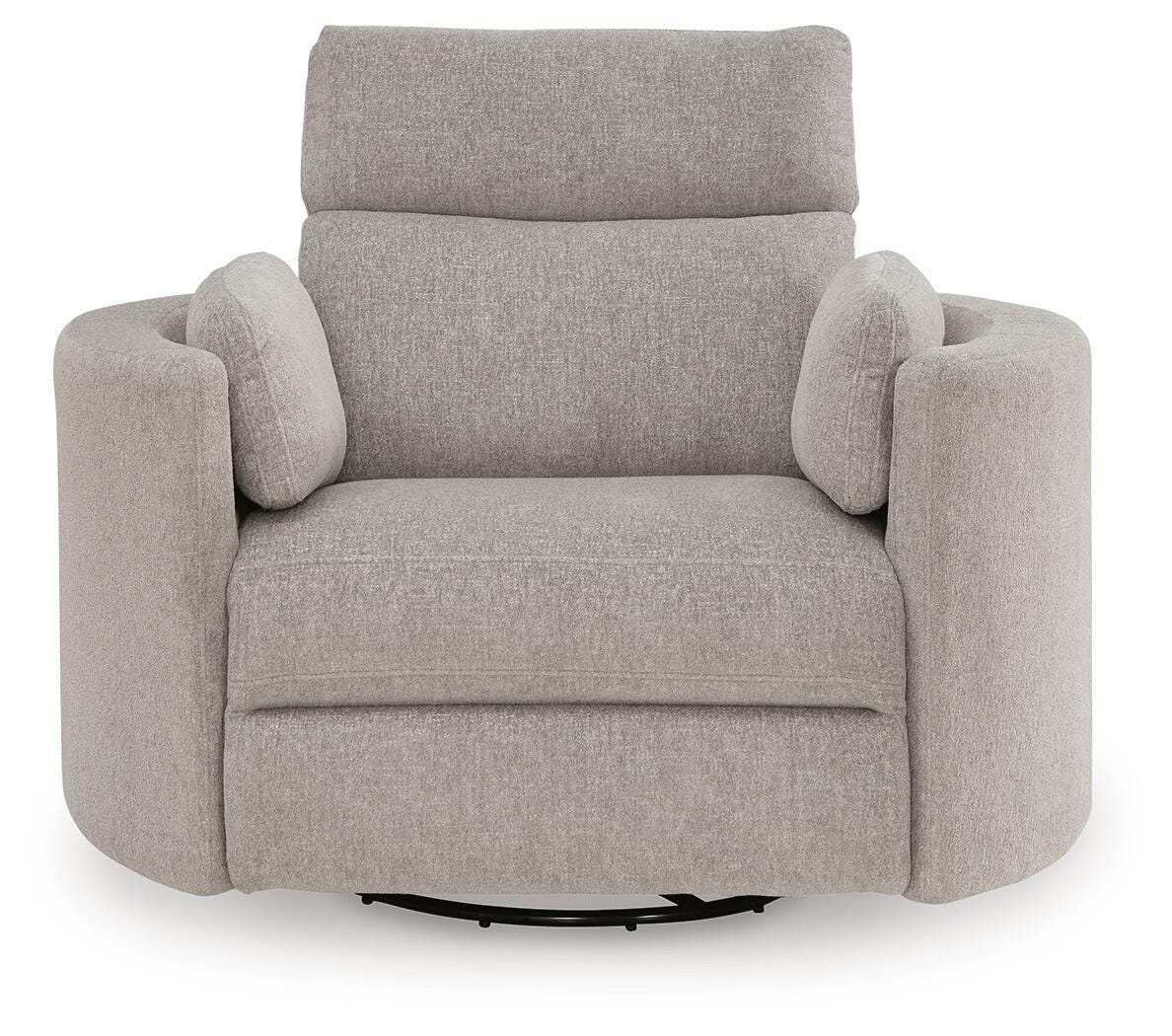 ModMax Luxe Swivel Glider Power Recliner - 6860561P - product view or room setting; only recliner included (supplier image 4)