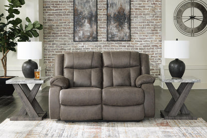 First Base Reclining Loveseat - 6880486 - product view or room setting; only loveseat included (supplier image 2)