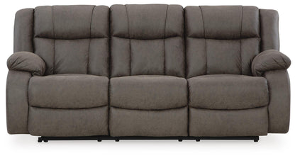 First Base Reclining Sofa - 6880488 - product view or room setting; only sofa included (supplier image 1)