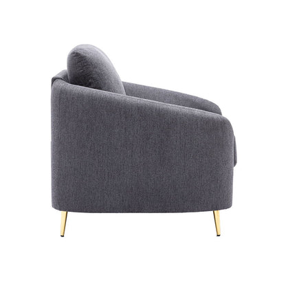 Yuina - Sofa & Loveseat Set - Gray Linen