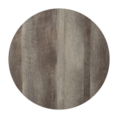 Zudora - End Table - Antique Oak & Black