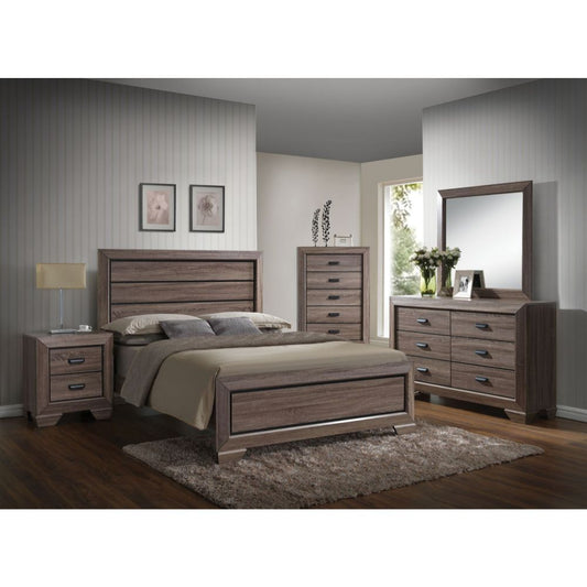 Lyndon - Bedroom Set - Weathered Gray Grain