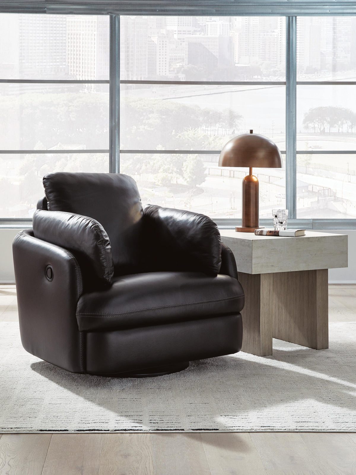 Modmax II Swivel Glider Recliner - 7430561 - product view or room setting; only recliner included (supplier image 2)