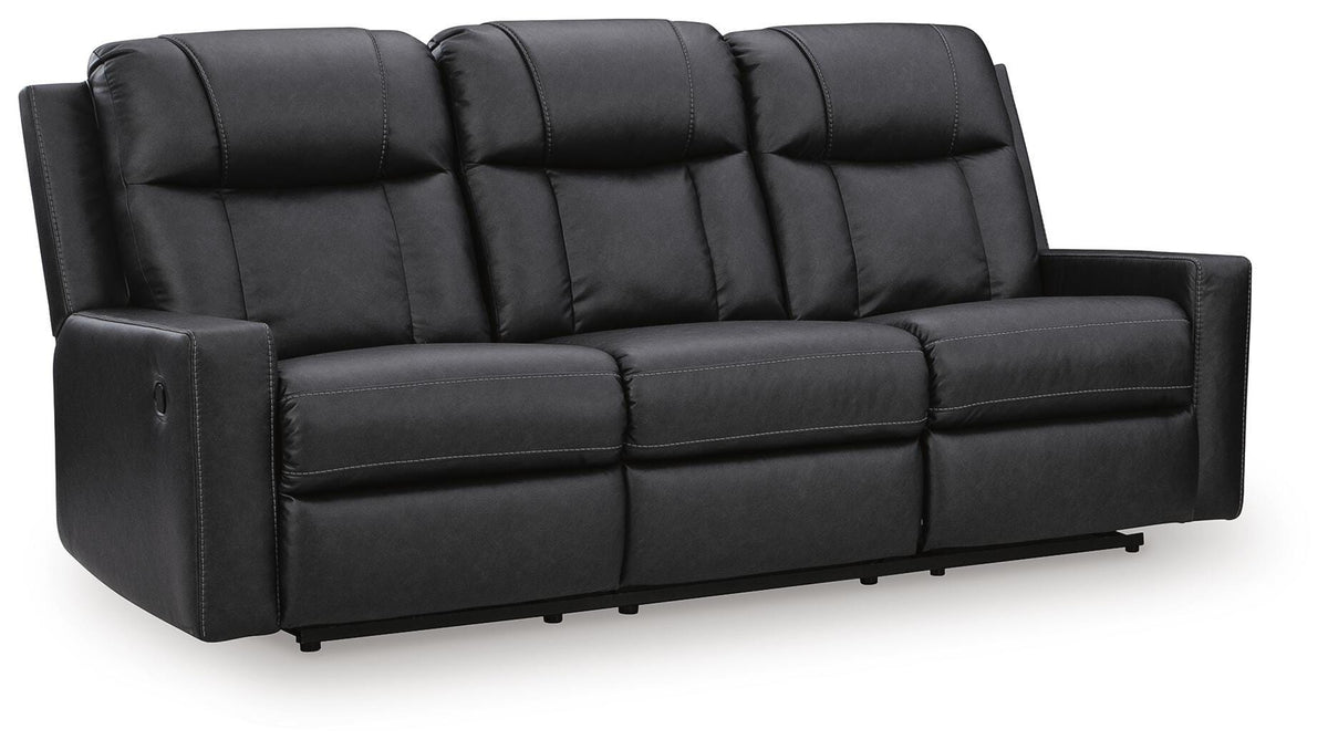 Mackmenville Reclining Sofa - 7471388 - product view or room setting; only sofa included (supplier image 10)