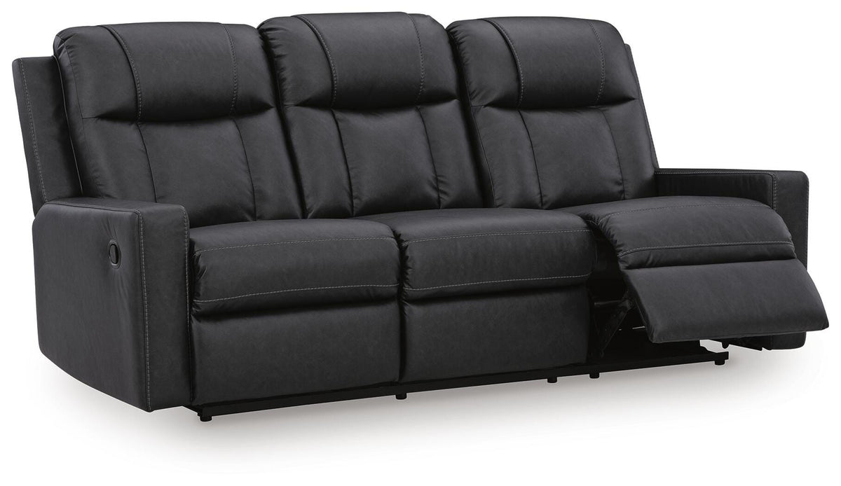 Mackmenville Reclining Sofa - 7471388 - product view or room setting; only sofa included (supplier image 12)