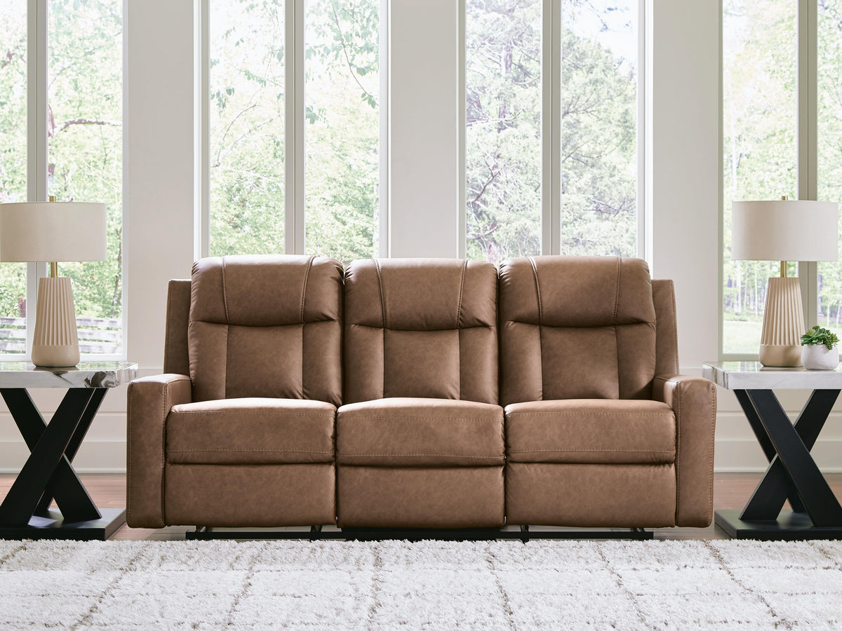 Mackmenville Reclining Sofa - 7471488 - product view or room setting; only sofa included (supplier image 2)