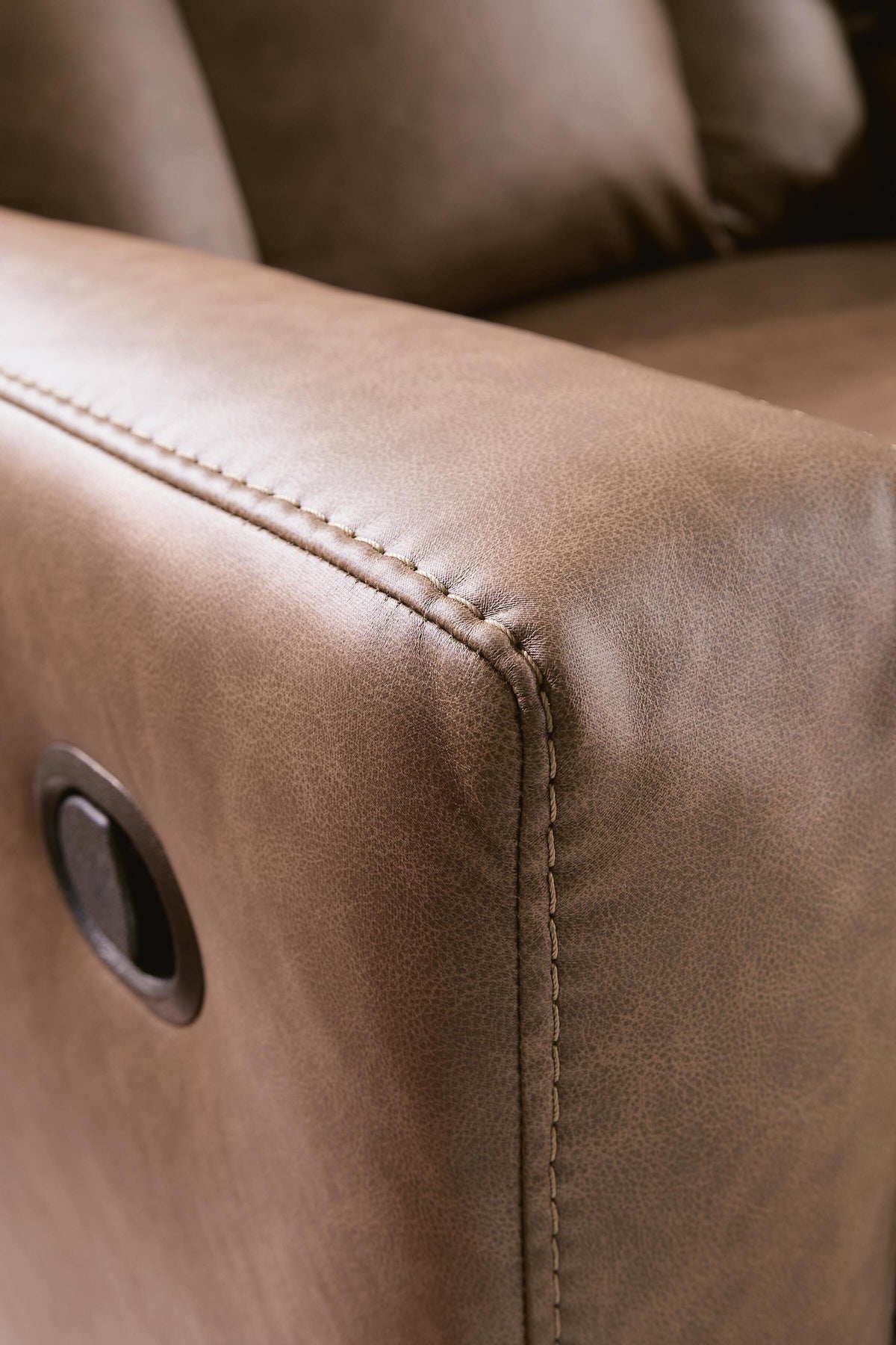 Mackmenville Reclining Loveseat with Console - 7471494 - product view or room setting; only loveseat included (supplier image 9)