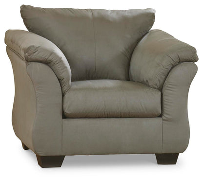 Darcy Chair and Ottoman - 75005U7 - product view or room setting; complete kit and included component views (supplier image 4)