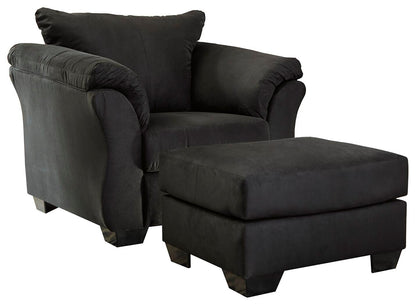 Darcy Chair and Ottoman - 75008U3 - product view or room setting; complete kit and included component views (supplier image 10)