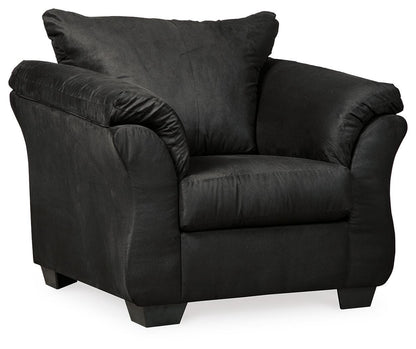 Darcy Chair and Ottoman - 75008U3 - product view or room setting; complete kit and included component views (supplier image 13)