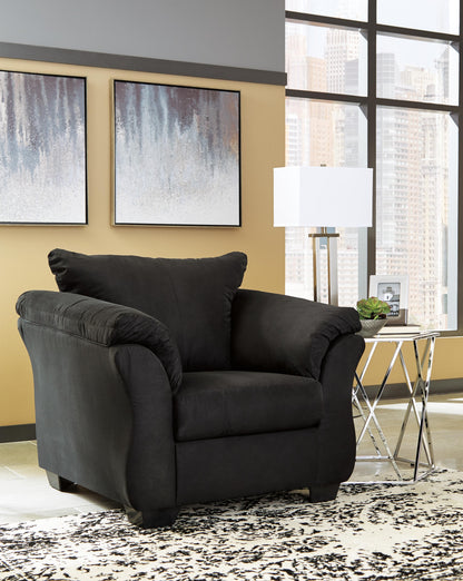 Darcy Chair and Ottoman - 75008U3 - product view or room setting; complete kit and included component views (supplier image 17)