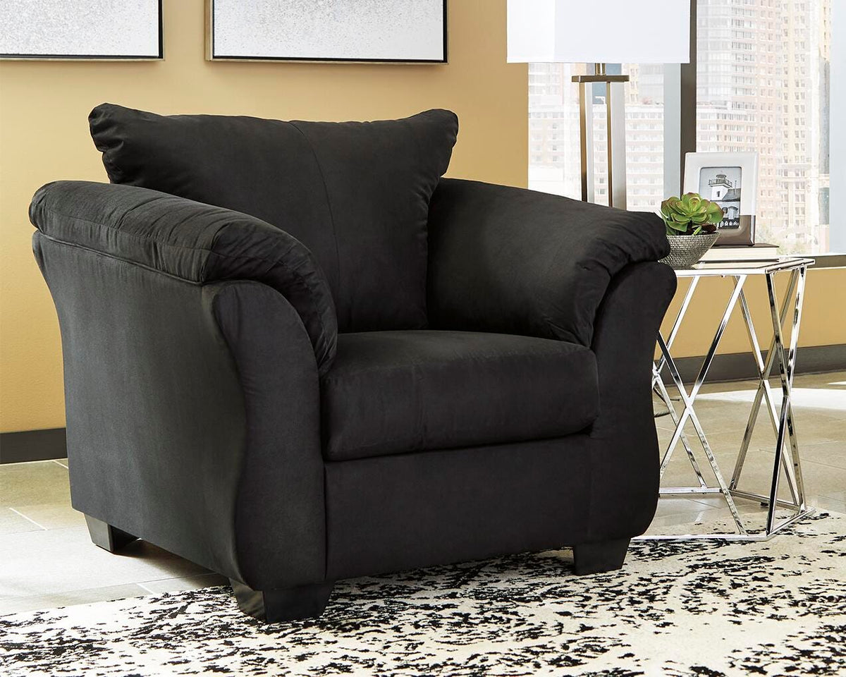 Darcy Chair and Ottoman - 75008U3 - product view or room setting; complete kit and included component views (supplier image 19)