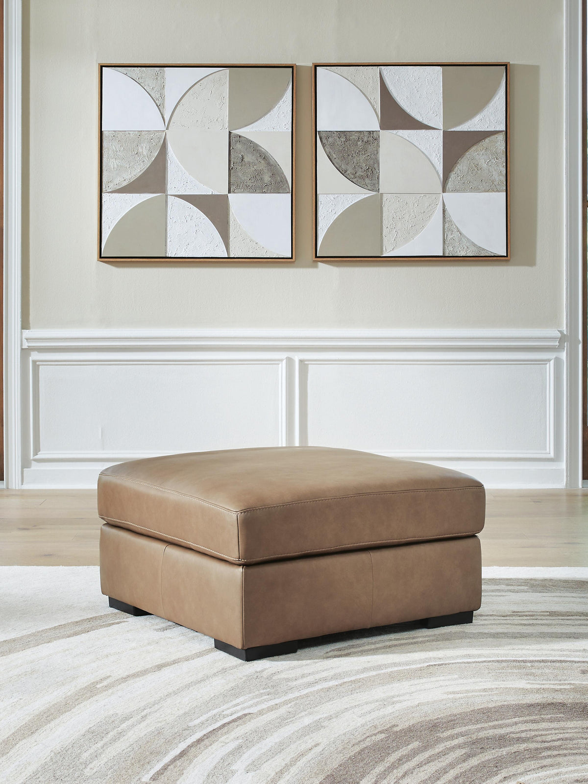 Veronella Oversized Accent Ottoman - 7610608 - product view or room setting; only ottoman included (supplier image 2)
