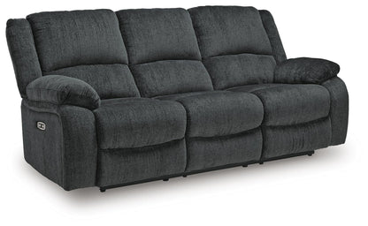 Draycoll sofa and loveseat set, Slate / Power, 76504U2: original manufacturer image; only listed sofa and loveseat included. Castillo Furniture, Philadelphia.