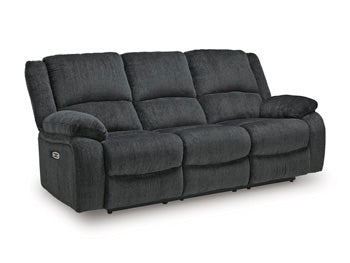 Draycoll sofa and loveseat set, Slate / Power, 7650487: original manufacturer image; only listed sofa and loveseat included. Castillo Furniture, Philadelphia.