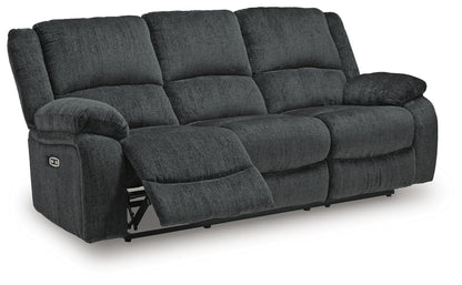Draycoll sofa and loveseat set, Slate / Power, 7650487: original manufacturer image; only listed sofa and loveseat included. Castillo Furniture, Philadelphia.