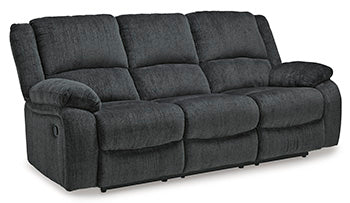 Draycoll sofa and loveseat set, Slate / Manual, 7650488: original manufacturer image; only listed sofa and loveseat included. Castillo Furniture, Philadelphia.
