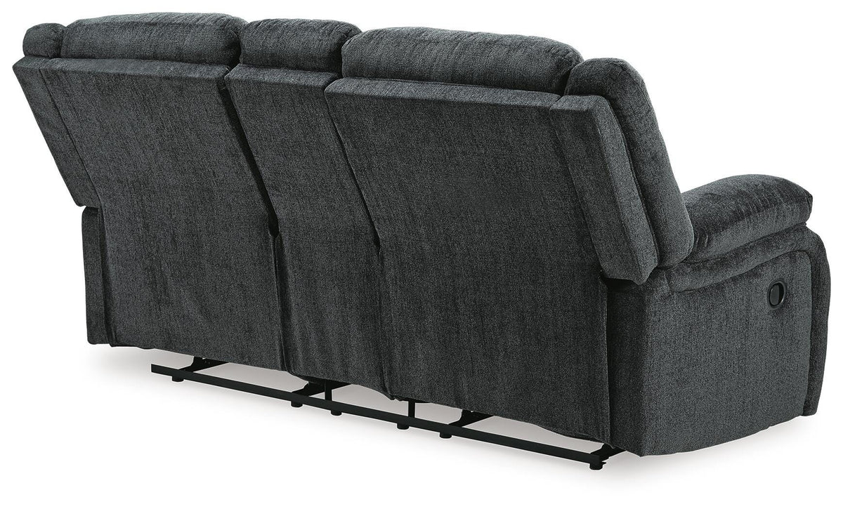 Draycoll Reclining Loveseat with Console - 7650494 - product view or room setting; only loveseat included (supplier image 11)