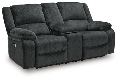 Draycoll Reclining Loveseat with Console - 7650496 - product view or room setting; only loveseat included (supplier image 1)