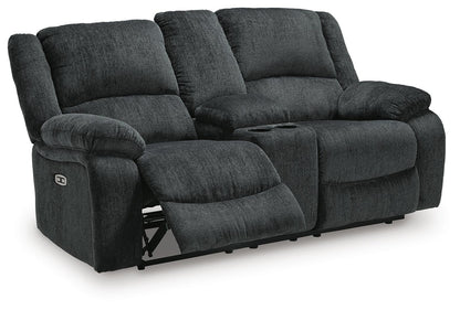 Draycoll Reclining Loveseat with Console - 7650496 - product view or room setting; only loveseat included (supplier image 3)