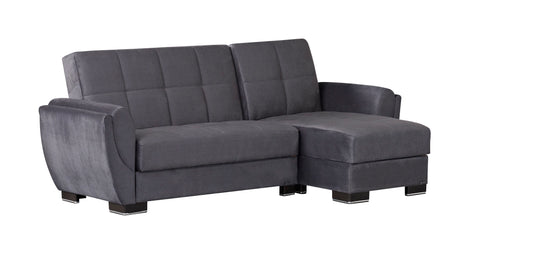 Ottomanson Armada Air - Upholstered Convertible Chaise Lounge With Storage - Microfiber