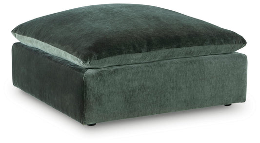 Carriage View Oversized Accent Ottoman - 7800108 - product view or room setting; only ottoman included (supplier image 1)
