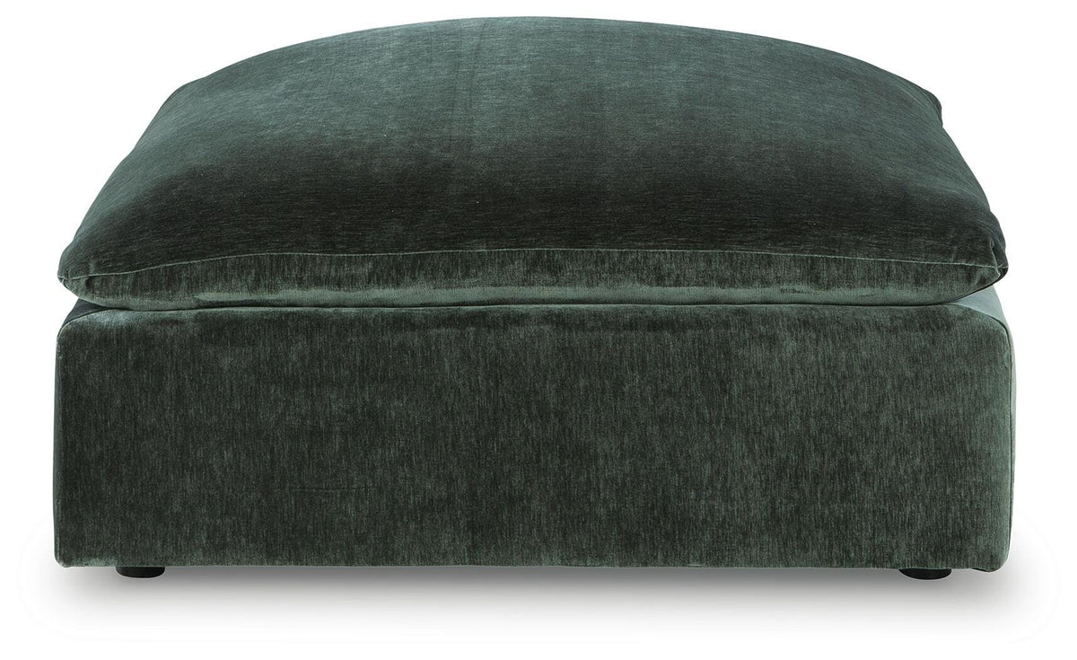 Carriage View Oversized Accent Ottoman - 7800108 - product view or room setting; only ottoman included (supplier image 3)