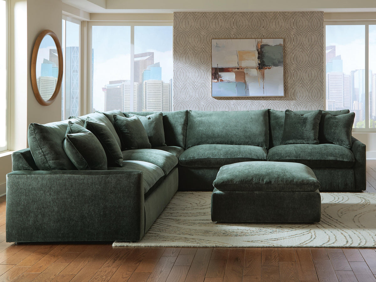 Carriage View 3-Piece Sectional - 78001S1 - product view or room setting; complete kit and included component views (supplier image 3)