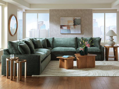 Carriage View 3-Piece Sectional - 78001S1 - product view or room setting; complete kit and included component views (supplier image 2)