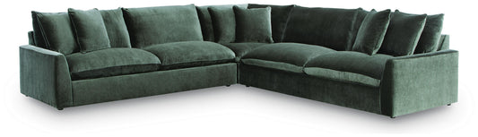 Carriage View 3-Piece Sectional - 78001S1 - product view or room setting; complete kit and included component views (supplier image 1)