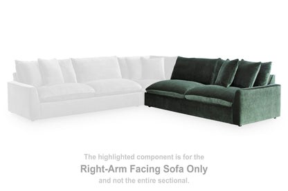 Carriage View 3-Piece Sectional - 78001S1 - product view or room setting; complete kit and included component views (supplier image 10)