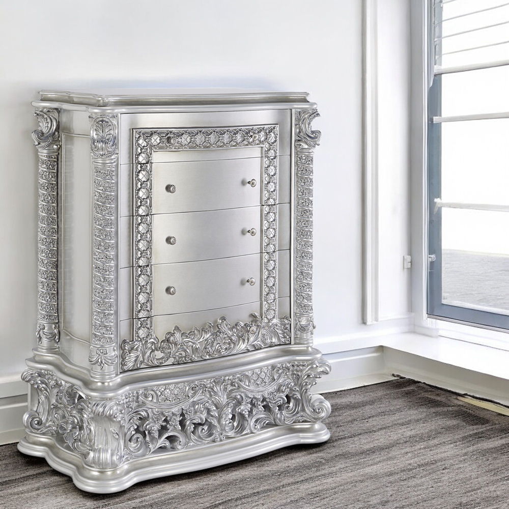 Valkyrie - Bedroom Set - Antique Platinum