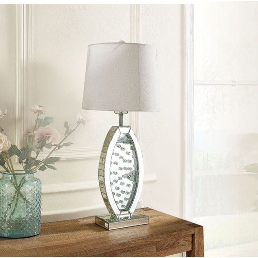 Nysa - 37" Table Lamp - Mirrored & Faux Crystals