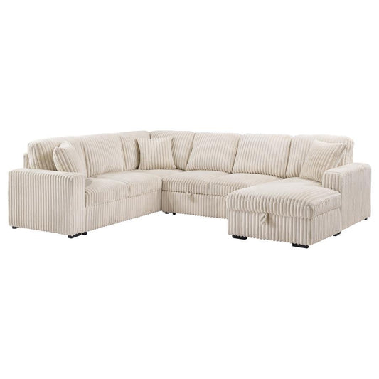 Devonshire - Sleeper Sectional Sofa Storage Chaise