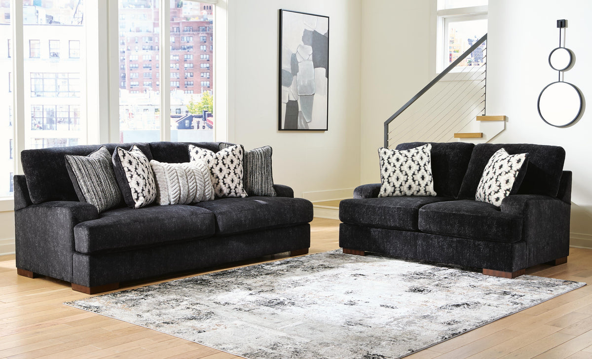 Whitmore Manor Sofa and Loveseat - 80404U1 - product view or room setting; complete kit and included component views (supplier image 2)