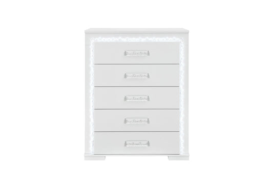 Naomi - Chest With LED - Silver