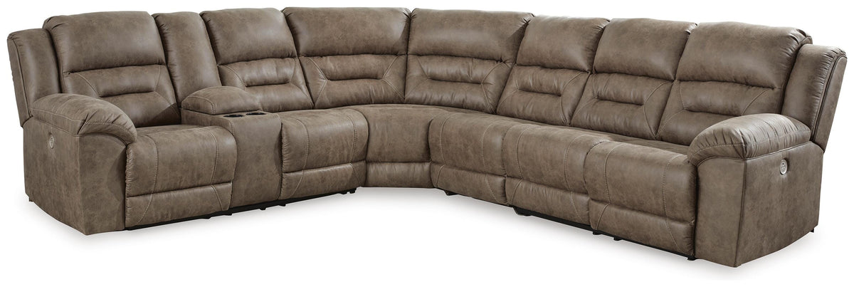 Ravenel Sectional - 83106S3 - product view or room setting; complete kit and included component views (supplier image 1)