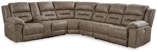 Ravenel Sectional - 83106S3 - product view or room setting; complete kit and included component views (supplier image 1)