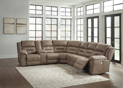 Ravenel Sectional - 83106S3 - product view or room setting; complete kit and included component views (supplier image 2)