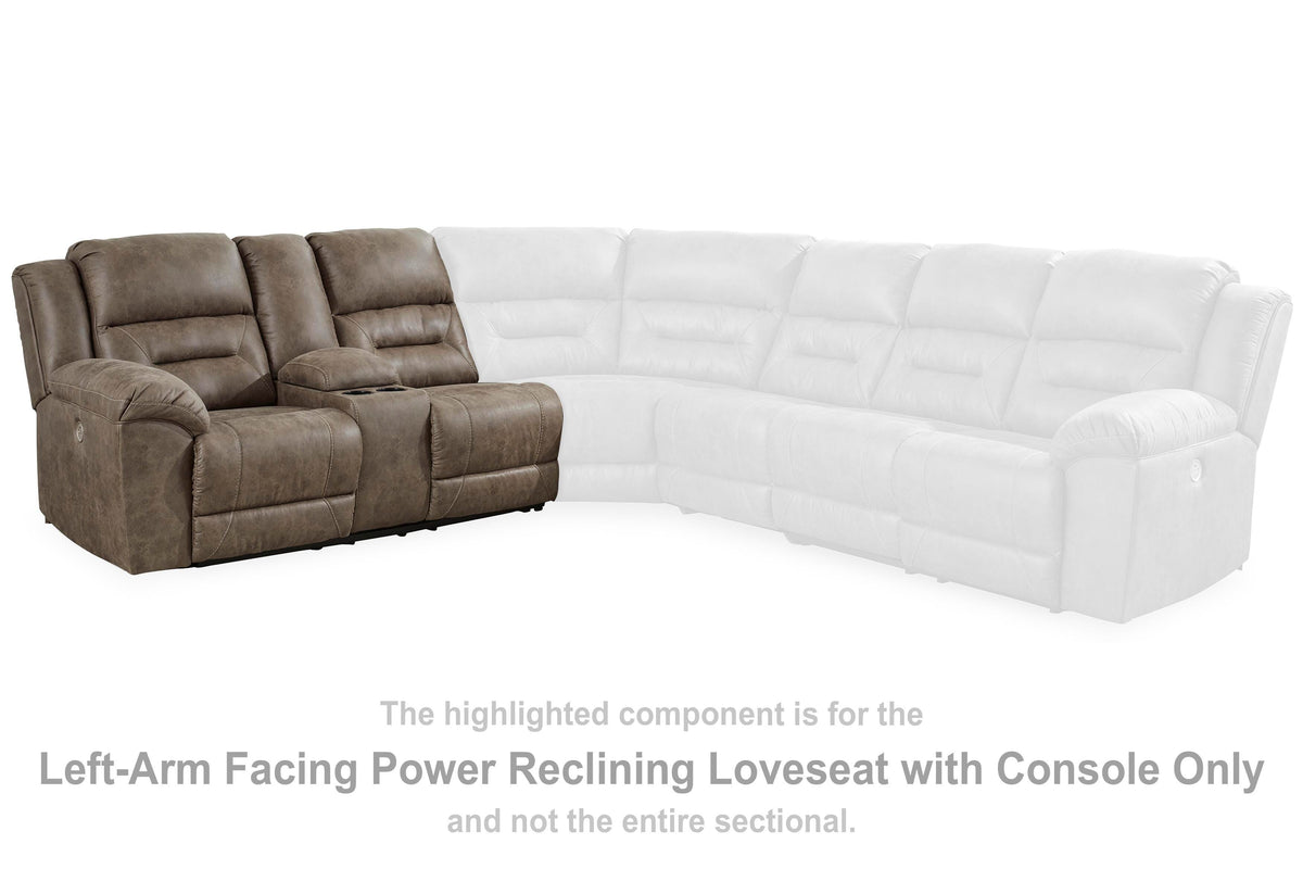 Ravenel Sectional - 83106S3, 83106S1 - product view or room setting; complete kit and included component views (supplier image 9)